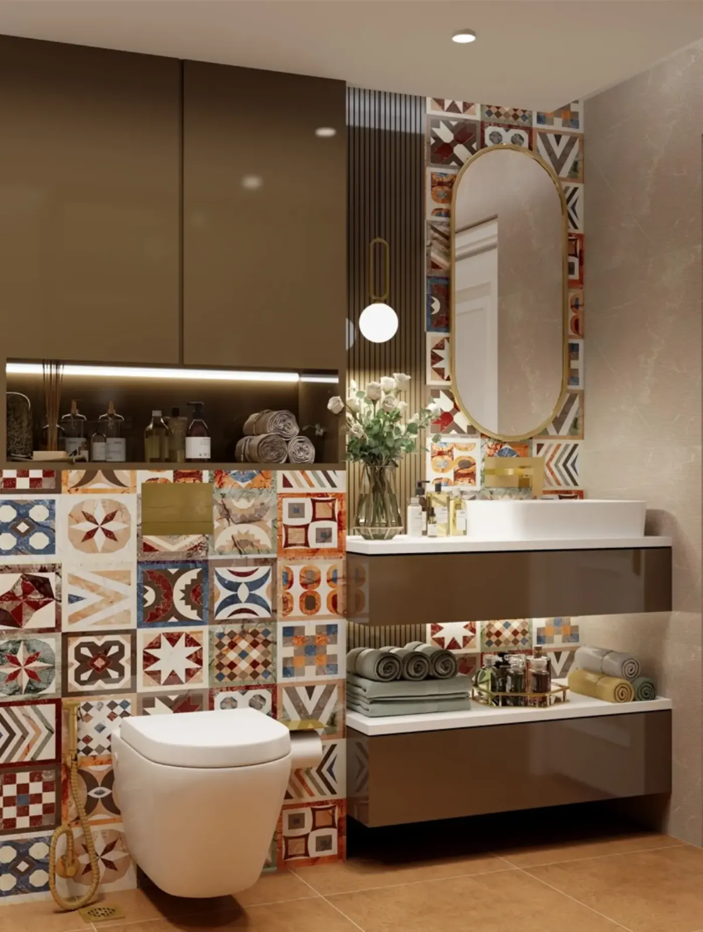 Space-Saving Bathroom